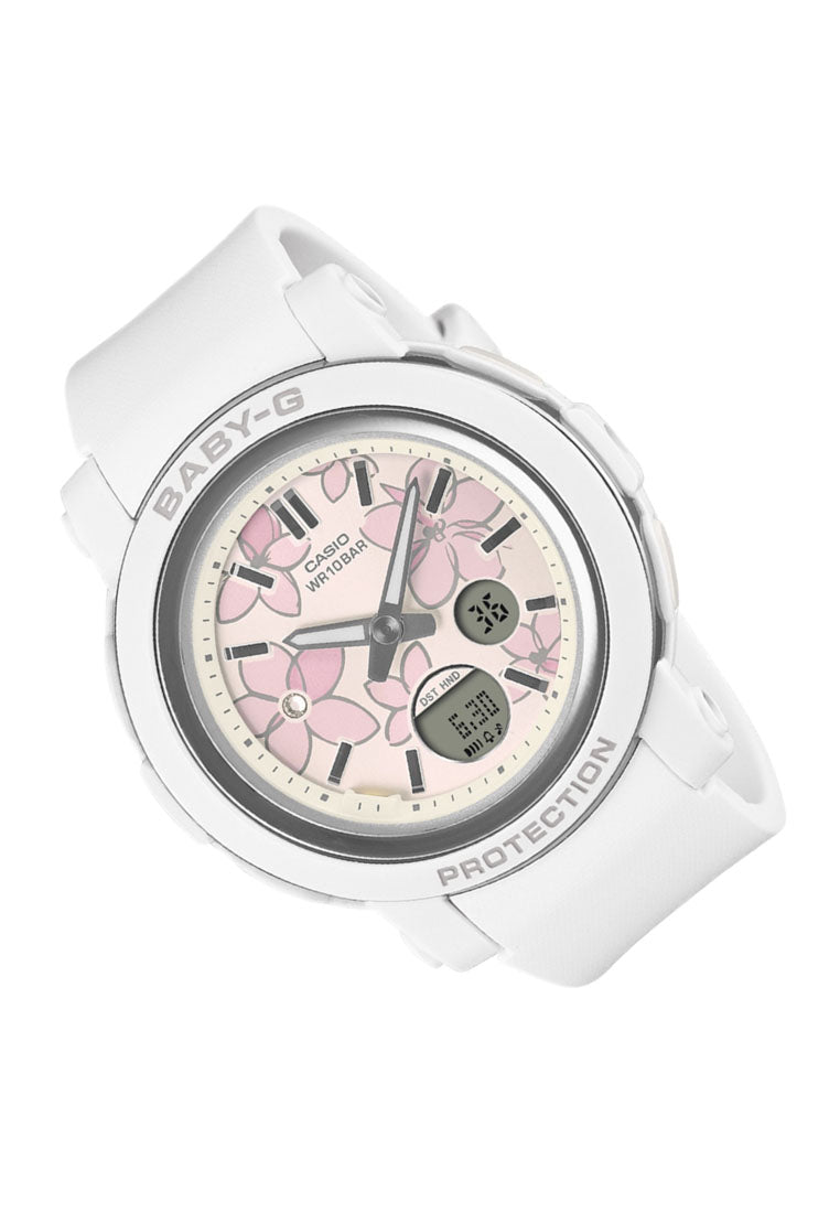 Casio Baby-g BGA-290FL-7ADR Digital Analog Rubber Strap Watch for Women-Watch Portal Philippines