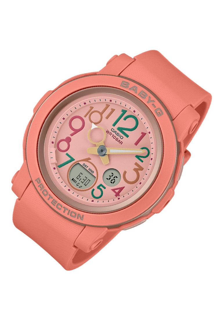 Casio Baby-g BGA-290PA-4A Digital Analog Rubber Strap Watch For Women-Watch Portal Philippines
