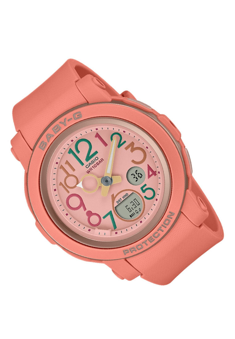 Casio Baby-g BGA-290PA-4A Digital Analog Rubber Strap Watch For Women-Watch Portal Philippines