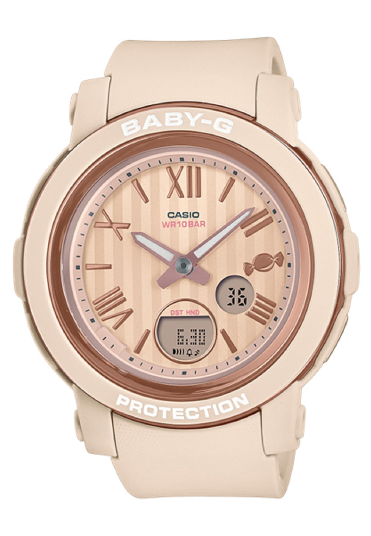 Casio Baby-g BGA-290SW-4A Digital Analog Rubber Strap Watch For Women-Watch Portal Philippines