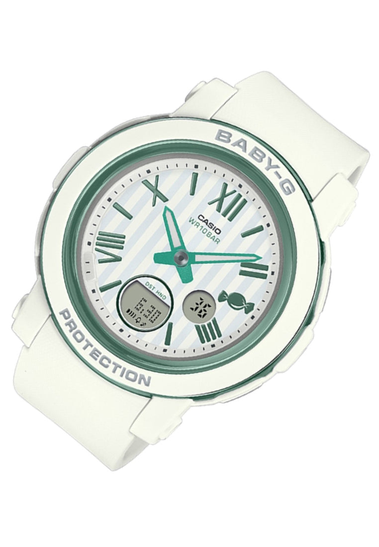 Casio Baby-g BGA-290SW-7A Digital Analog Rubber Strap Watch For Women-Watch Portal Philippines