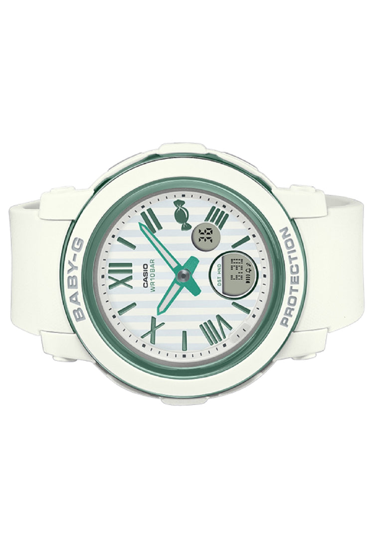 Casio Baby-g BGA-290SW-7A Digital Analog Rubber Strap Watch For Women-Watch Portal Philippines