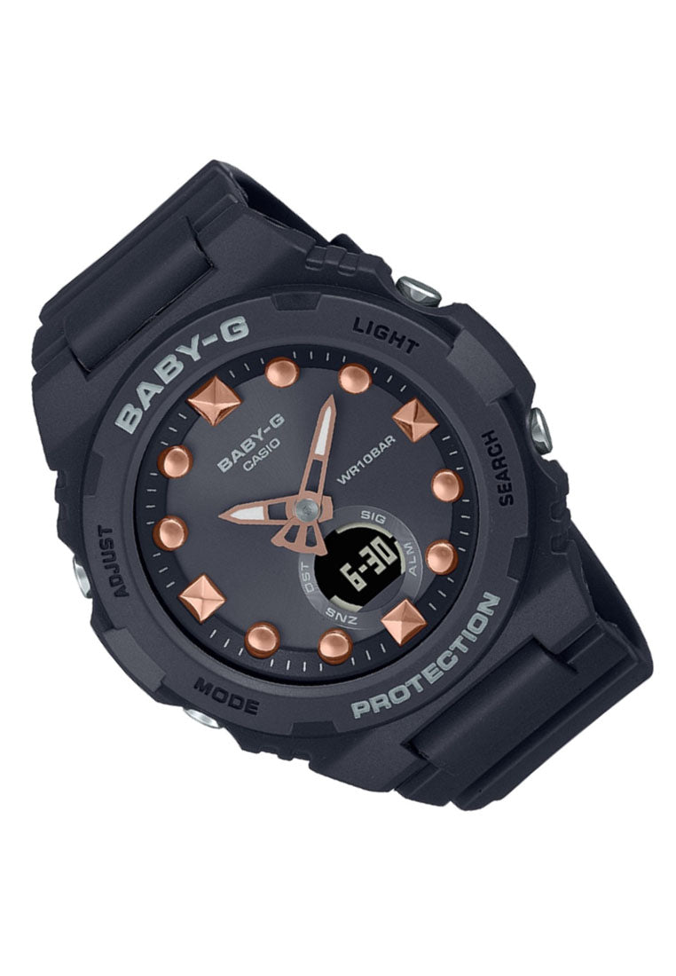 Casio Baby-g BGA-320-1A Digital Analog Rubber Strap Watch For Women-Watch Portal Philippines