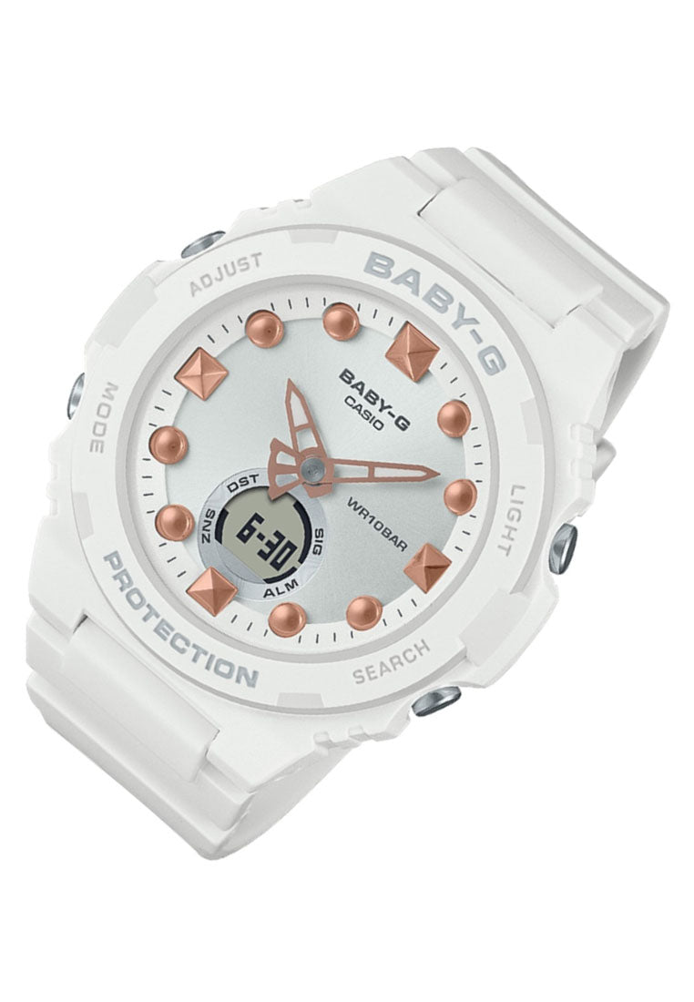 Casio Baby-g BGA-320-7A2 Digital Analog Rubber Strap Watch For Women-Watch Portal Philippines