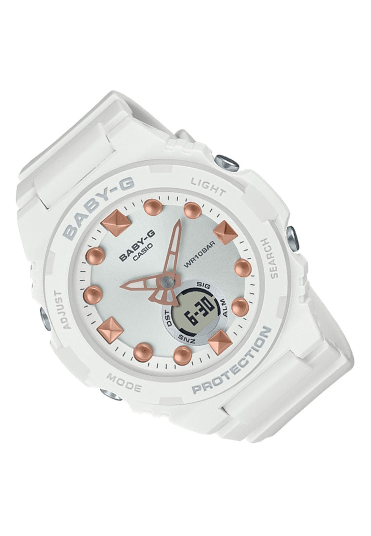 Casio Baby-g BGA-320-7A2 Digital Analog Rubber Strap Watch For Women-Watch Portal Philippines