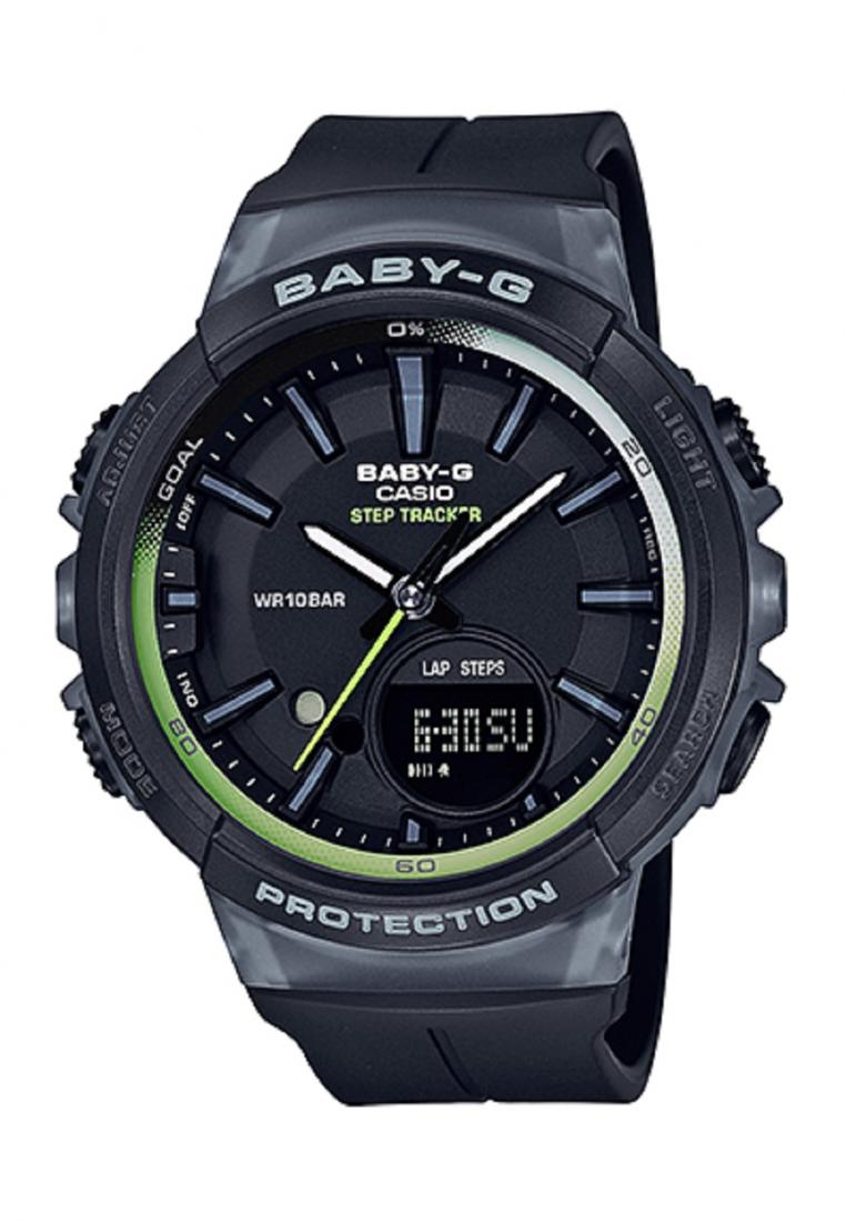 Casio Baby-g BGS-100-1A Digital Analog Rubber Strap Watch For Women-Watch Portal Philippines