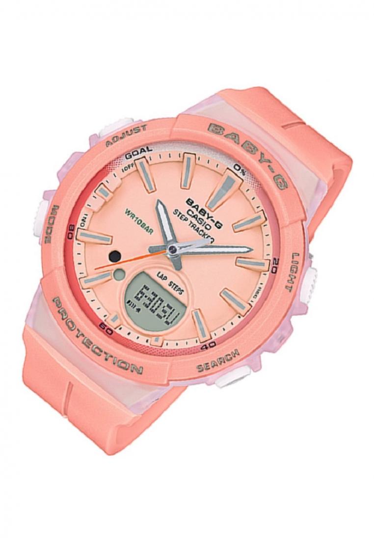 Casio Baby-g BGS-100-4A Digital Analog Rubber Strap Watch For Women-Watch Portal Philippines