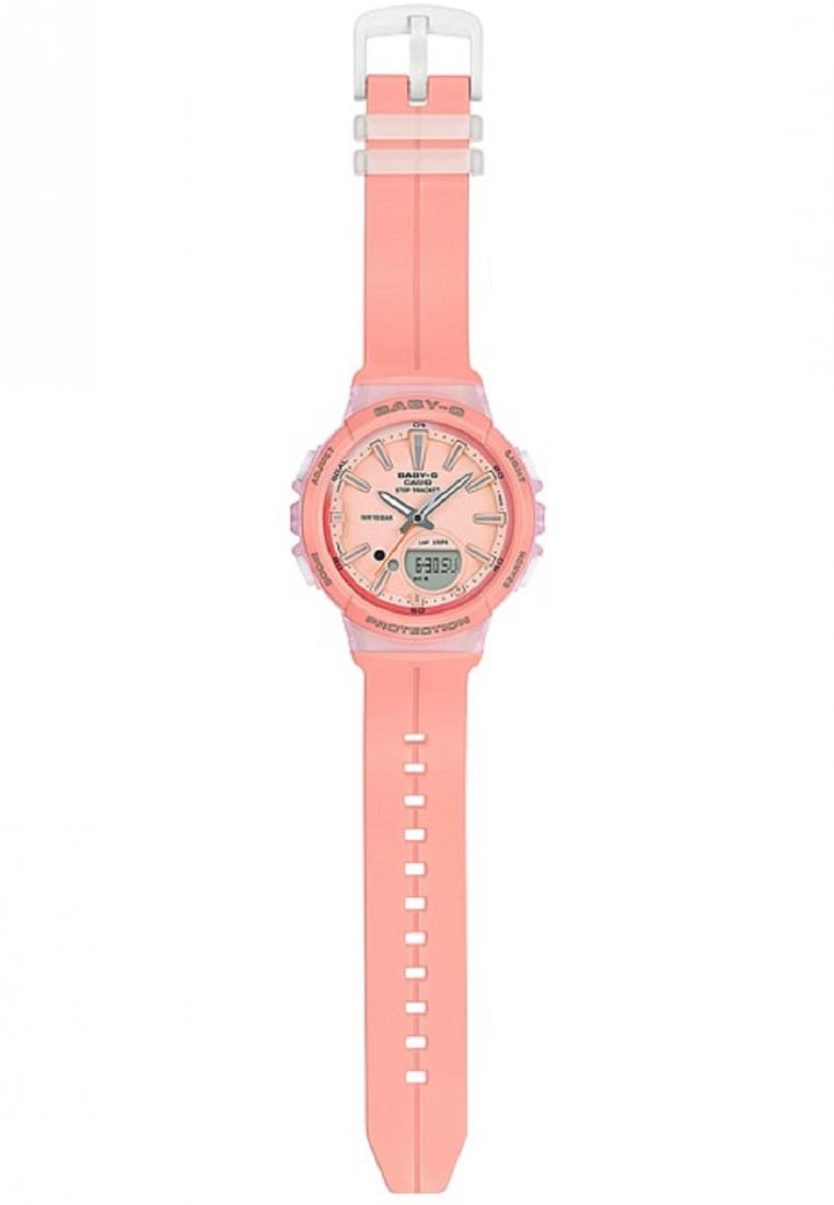 Casio Baby-g BGS-100-4A Digital Analog Rubber Strap Watch For Women-Watch Portal Philippines