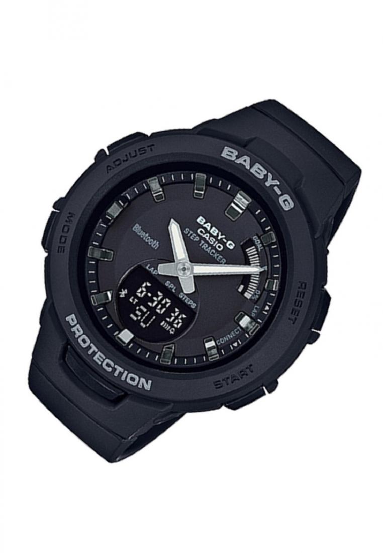 Casio Baby-g BSA-B100-1A Bluetooth Digital Analog Rubber Strap Watch For Women-Watch Portal Philippines