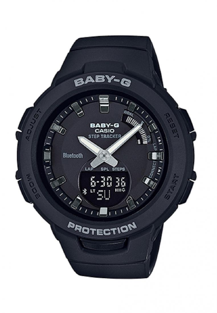 Casio Baby-g BSA-B100-1A Bluetooth Digital Analog Rubber Strap Watch For Women-Watch Portal Philippines