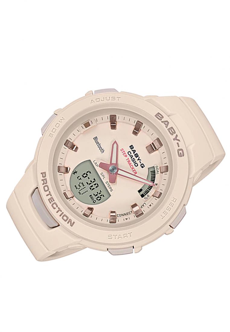 Casio Baby-g BSA-B100-4A1 Bluetooth Digital Analog Rubber Strap Watch For Women-Watch Portal Philippines
