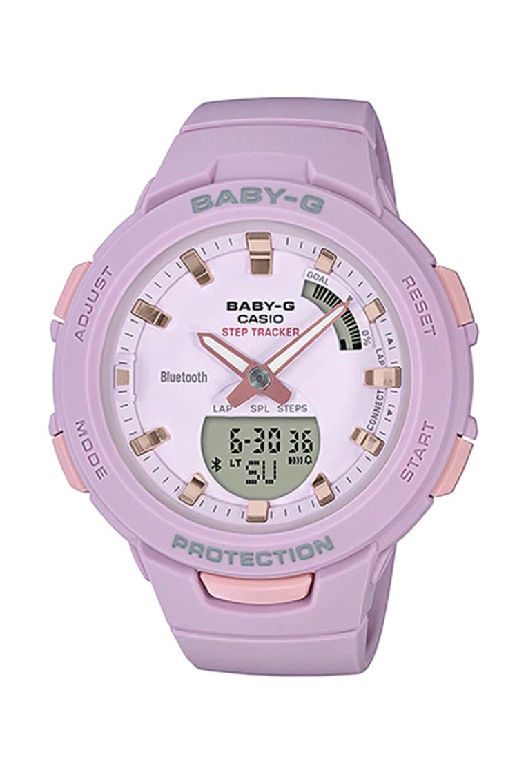 Casio Baby-g BSA-B100-4A2 Bluetooth Digital Analog Rubber Strap Watch For Women-Watch Portal Philippines