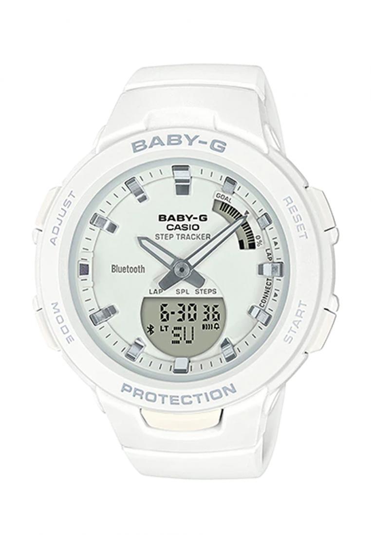 Casio Baby-g BSA-B100-7A Bluetooth Digital Analog Rubber Strap Watch For Women-Watch Portal Philippines