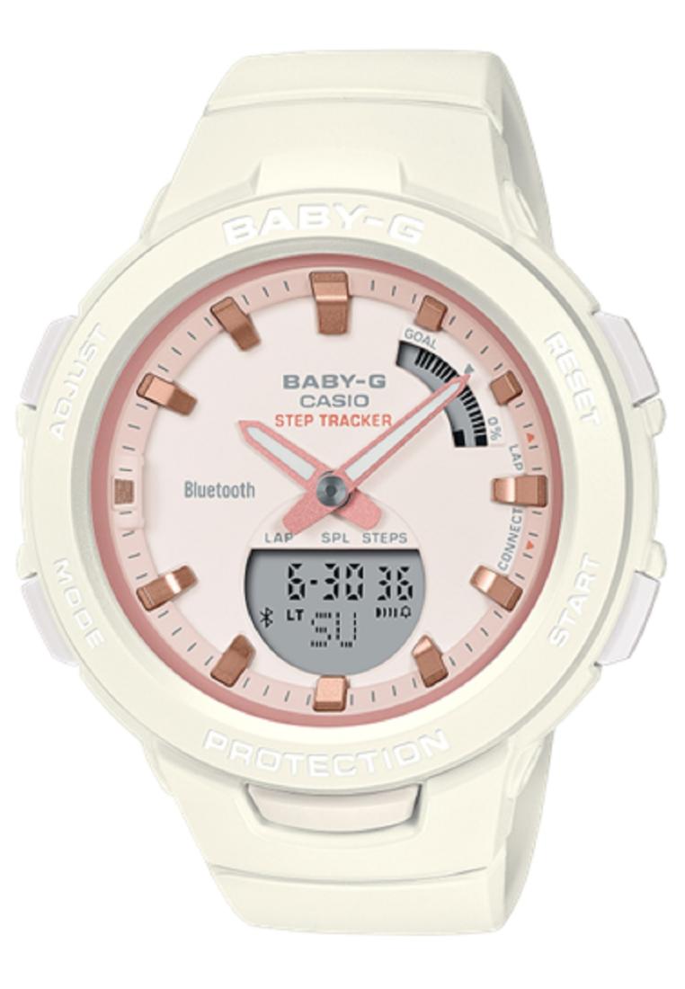 Casio Baby-G BSA-B100CS-7A G-Squad Smartphone Link Watch For Women-Watch Portal Philippines