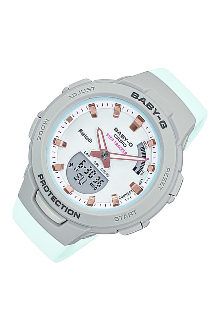 Casio Baby-g BSA-B100MC-8A Bluetooth Digital Analog Rubber Strap Watch For Women-Watch Portal Philippines