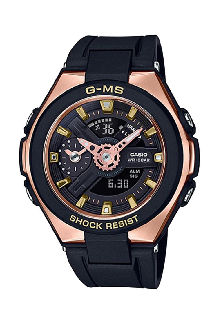 Casio Baby-g MSG-400G-1A1 Solar Digital Analog Rubber Strap Watch For Women-Watch Portal Philippines