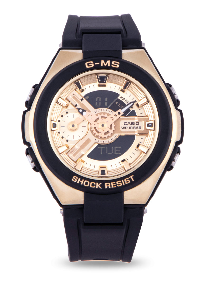 Casio Baby-g MSG-400G-1A2 Solar Digital Analog Rubber Strap Watch For Women-Watch Portal Philippines