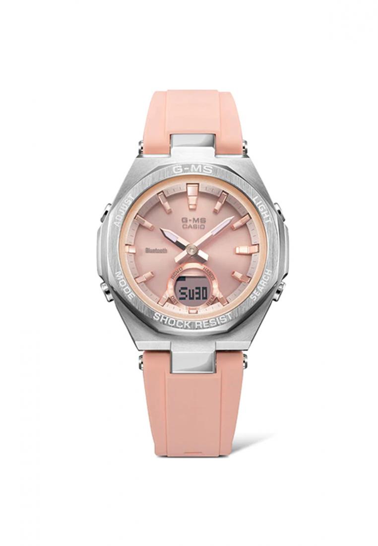 Casio Baby-g MSG-B100-4A Solar Digital Analog Rubber Strap Watch For Women-Watch Portal Philippines