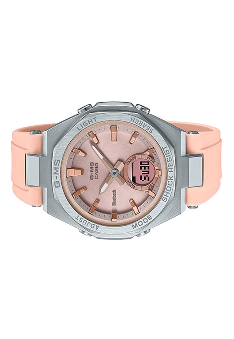 Casio Baby-g MSG-B100-4A Solar Digital Analog Rubber Strap Watch For Women-Watch Portal Philippines