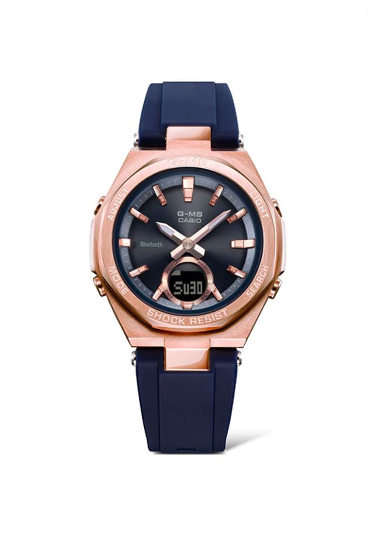 Casio Baby-g MSG-B100G-2A Solar Digital Analog Rubber Strap Watch For Women-Watch Portal Philippines