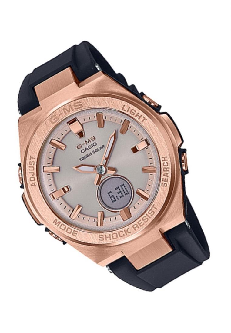 Casio Baby-g MSG-S200G-1A Solar Digital Analog Rubber Strap Watch For Women-Watch Portal Philippines