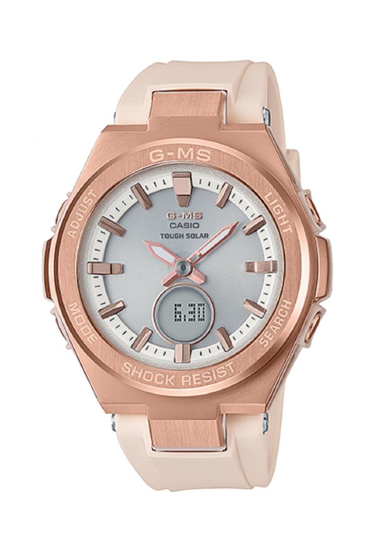 Casio Baby-g MSG-S200G-4A Solar Digital Analog Rubber Strap Watch For Women-Watch Portal Philippines