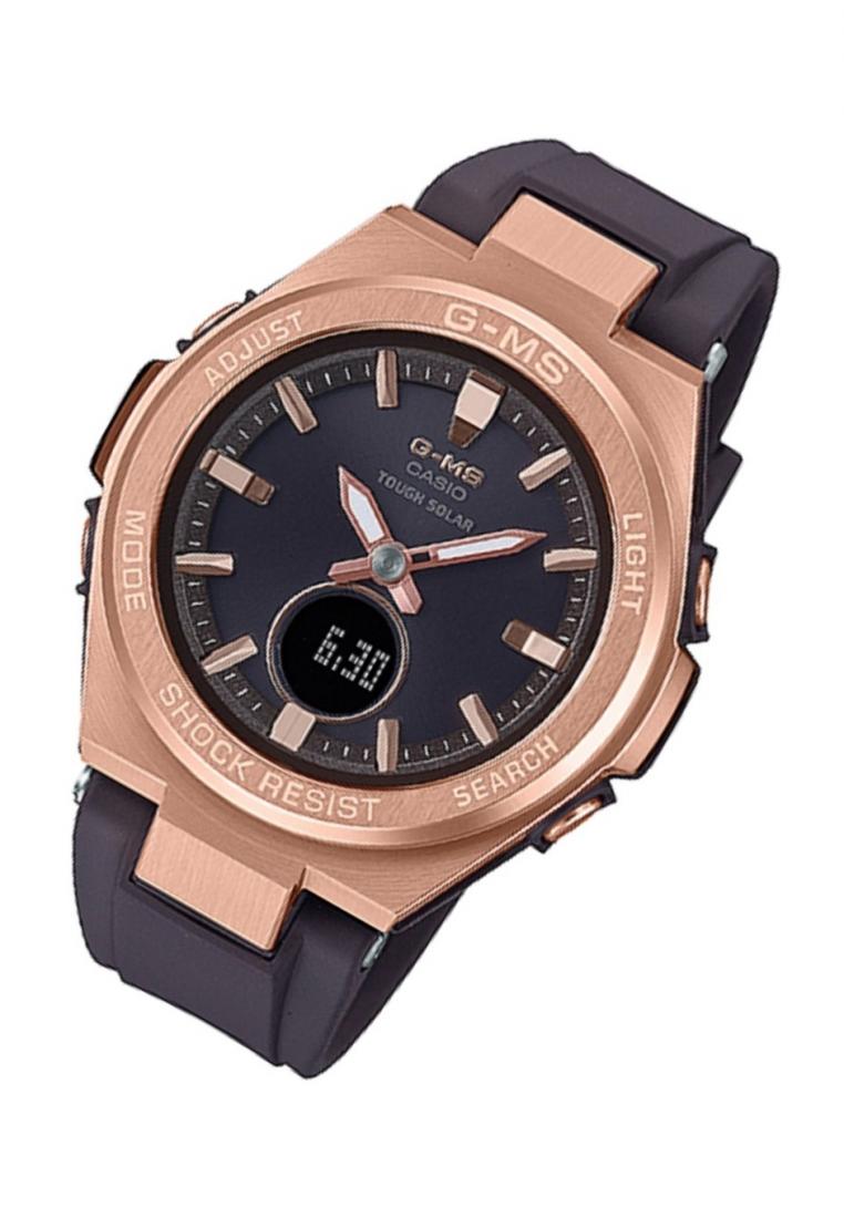 Casio Baby-g MSG-S200G-5A Solar Digital Analog Rubber Strap Watch For Women-Watch Portal Philippines