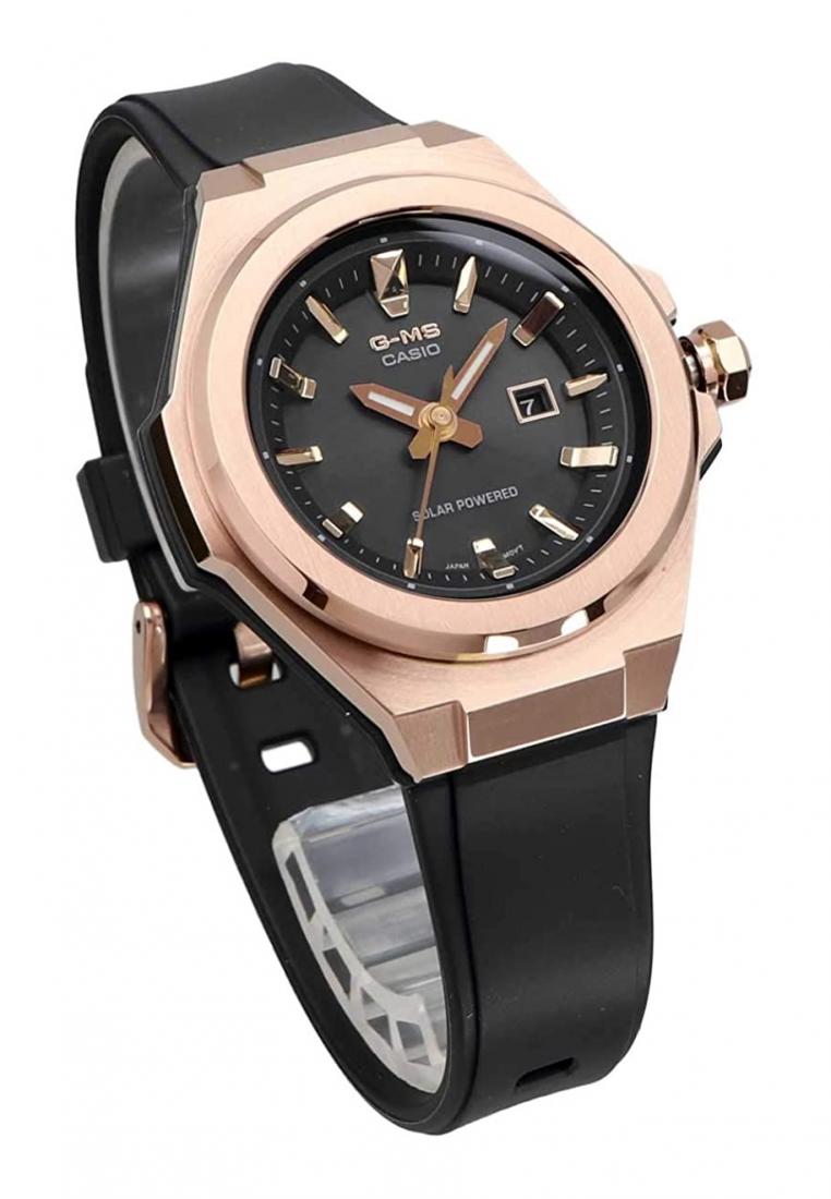 Casio Baby-g MSG-S500G-1A Solar Analog Rubber Strap Watch For Women-Watch Portal Philippines