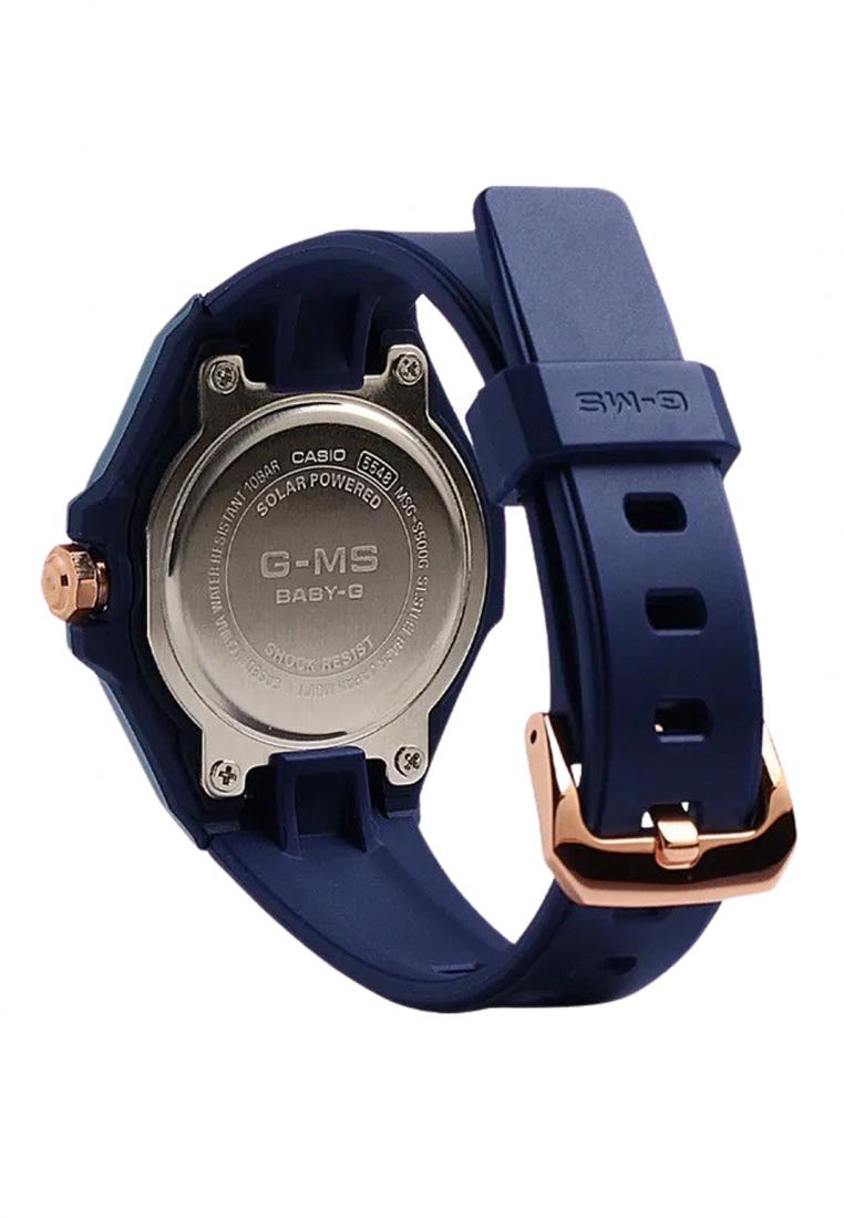 Casio Baby-g MSG-S500G-2A2 Solar Analog Rubber Strap Watch For Women-Watch Portal Philippines