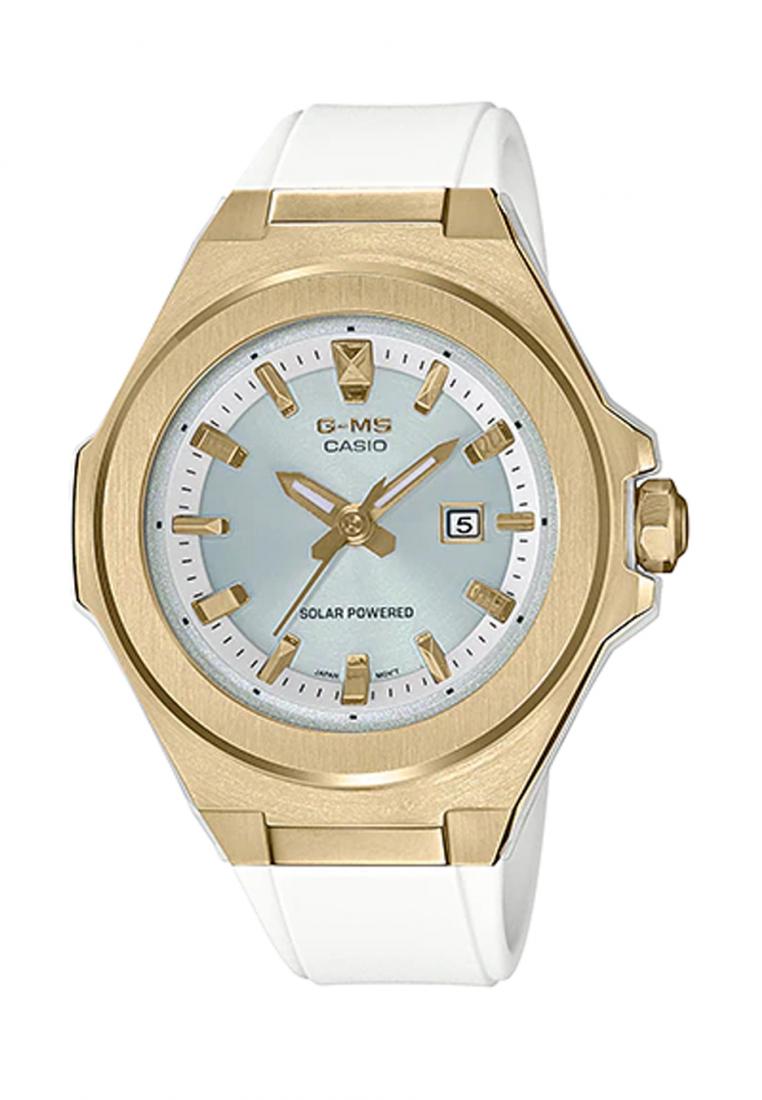 Casio Baby-g MSG-S500G-7A Solar Analog Rubber Strap Watch For Women-Watch Portal Philippines