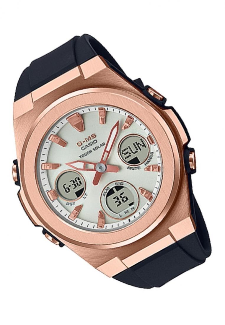 Casio Baby-g MSG-S600G-1A Solar Digital Analog Rubber Strap Watch For Women-Watch Portal Philippines