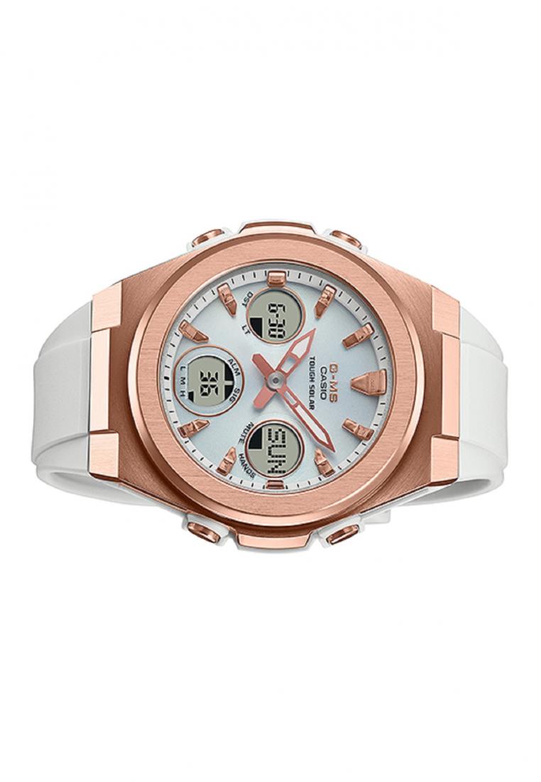Casio Baby-g MSG-S600G-7A Solar Digital Analog Rubber Strap Watch For Women-Watch Portal Philippines