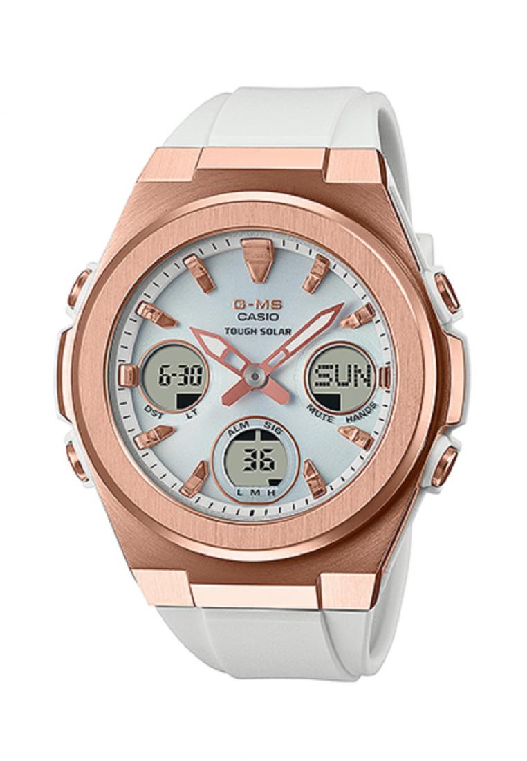 Casio Baby-g MSG-S600G-7A Solar Digital Analog Rubber Strap Watch For Women-Watch Portal Philippines