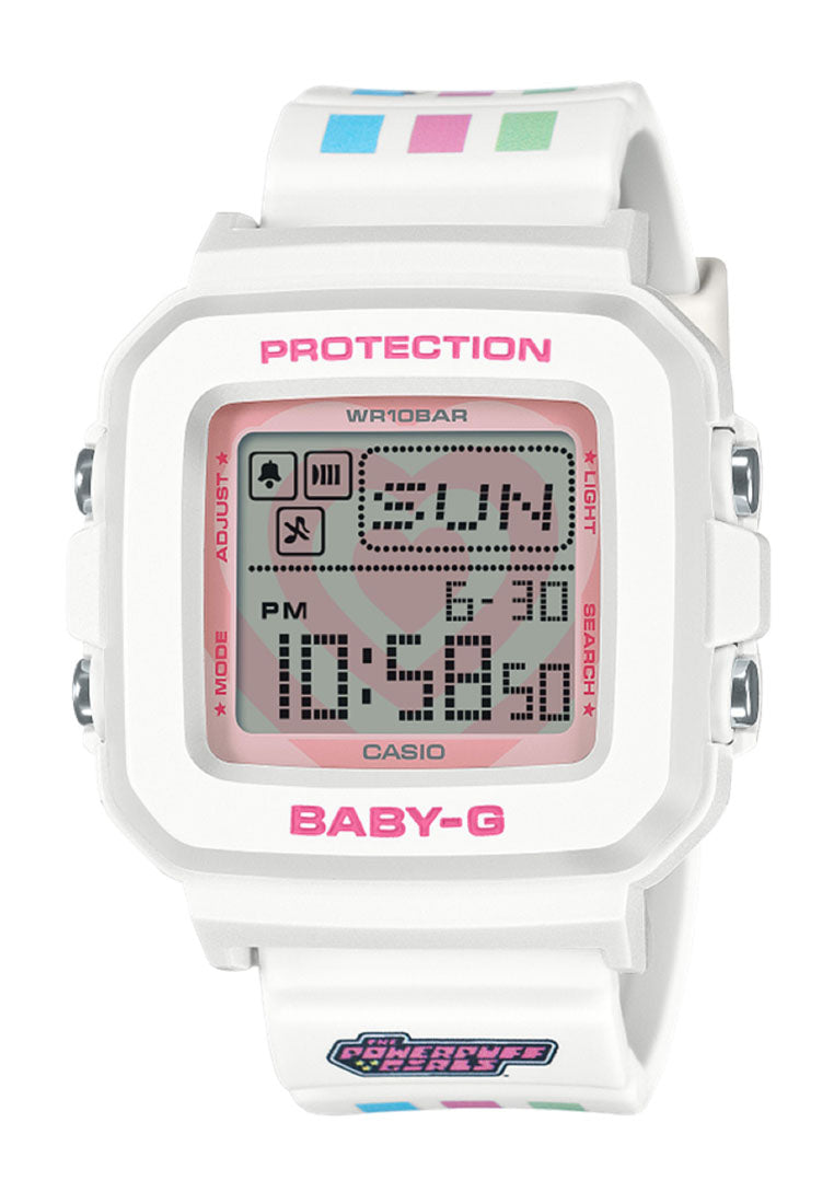 Casio Baby-g PLUS BGD-10KPP-7DR The Powerpuff Girl Series Digital Rubber Strap Watch for Women