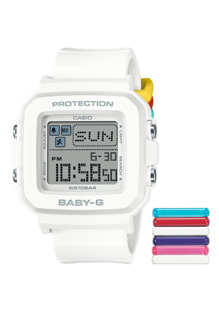 Casio Baby-g +Plus BGD-10L-7DR Digital Rubber Strap Watch For Women-Watch Portal Philippines