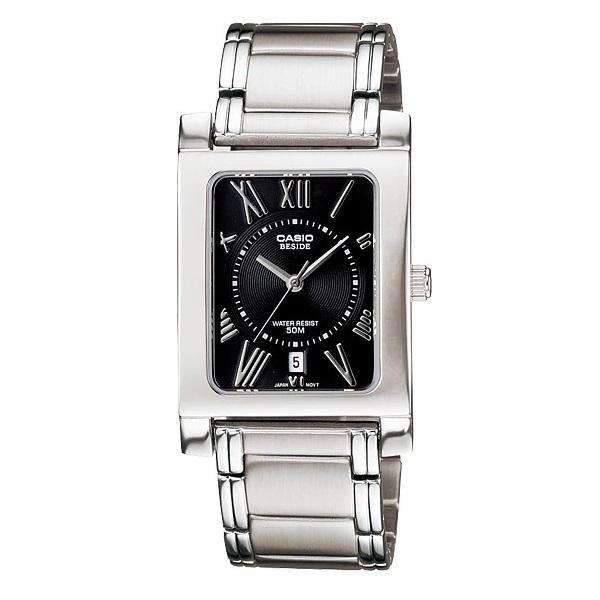 Casio BEM-100D-1A2VDF Silver Stainless Watch for Men and Women-Watch Portal Philippines