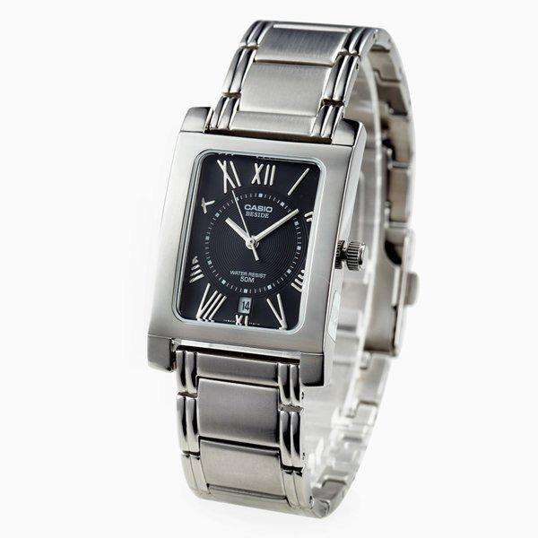 Casio BEM-100D-1AVDF Silver Stainless Watch for Men and Women-Watch Portal Philippines