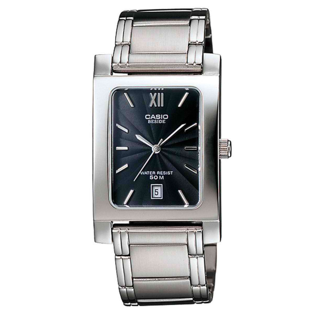 Casio BEM-100D-1AVDF Silver Stainless Watch for Men and Women-Watch Portal Philippines