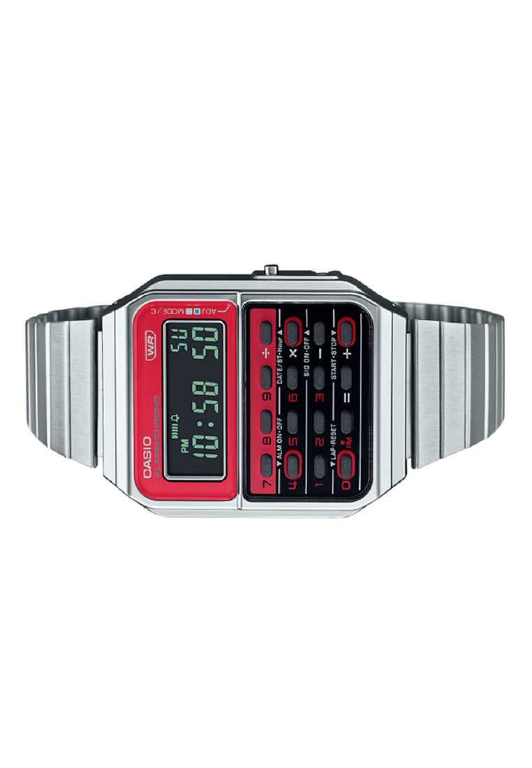 Casio CA-500WE-4B Digital Stainless Steel Strap Watch For Men-Watch Portal Philippines