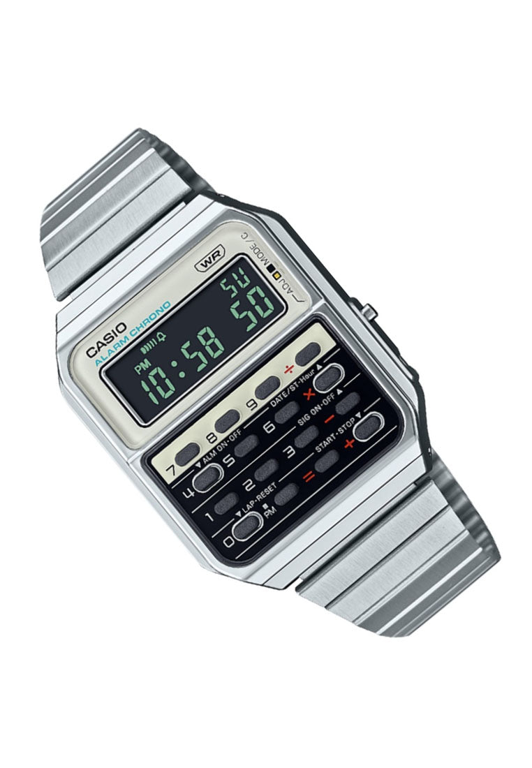 Casio CA-500WE-7B Digital Stainless Steel Strap Watch For Men-Watch Portal Philippines