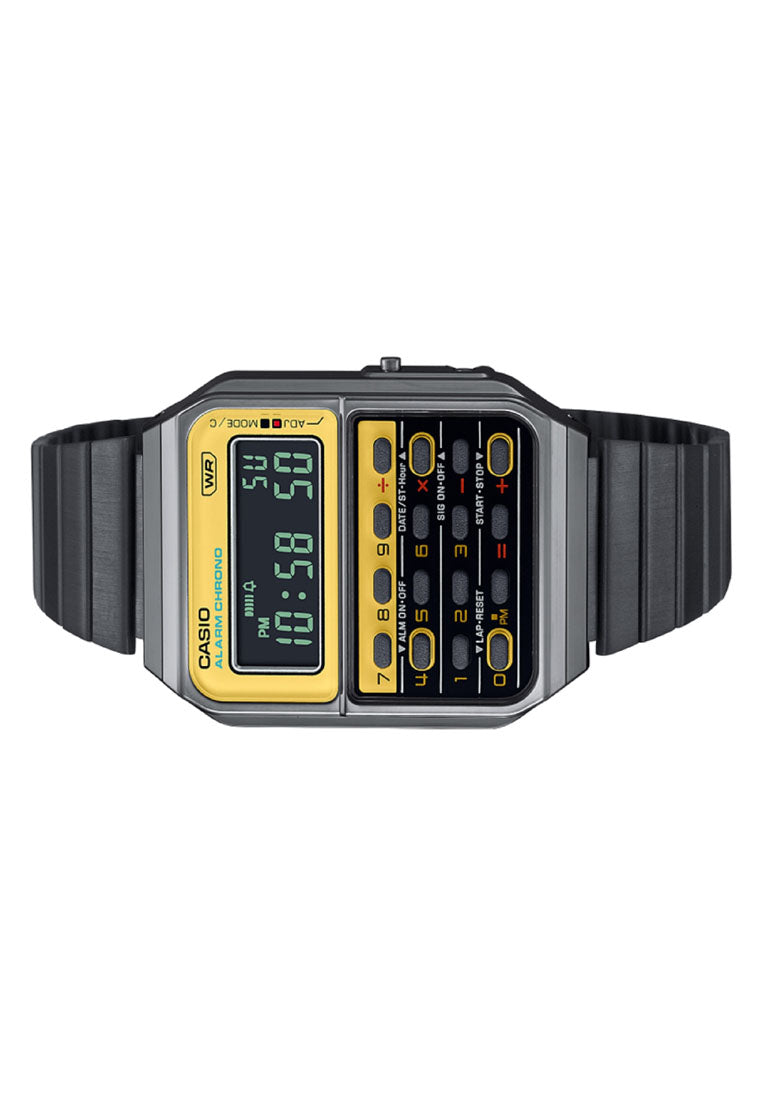Casio CA-500WEGG-9B Digital Stainless Steel Strap Watch For Men-Watch Portal Philippines