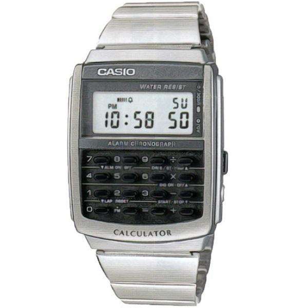 Casio CA-506-1D Silver Stainless Calculator Watch for Men and Women-Watch Portal Philippines