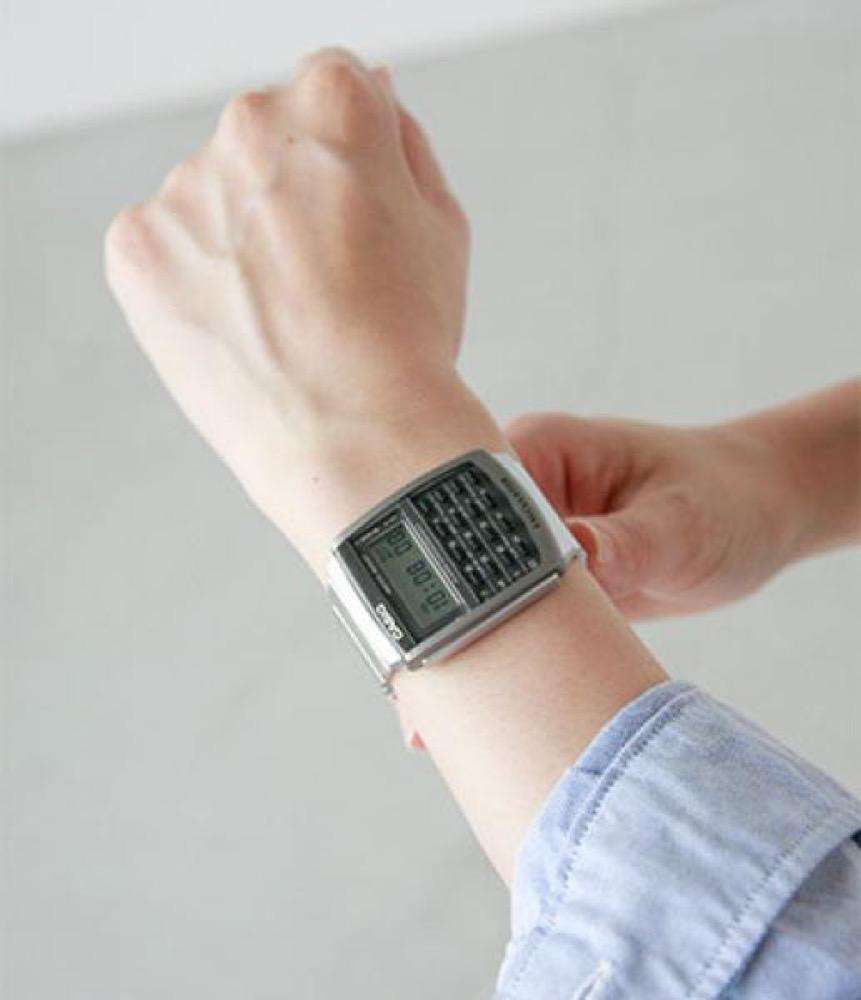 Casio CA-506-1D Silver Stainless Calculator Watch for Men and Women-Watch Portal Philippines