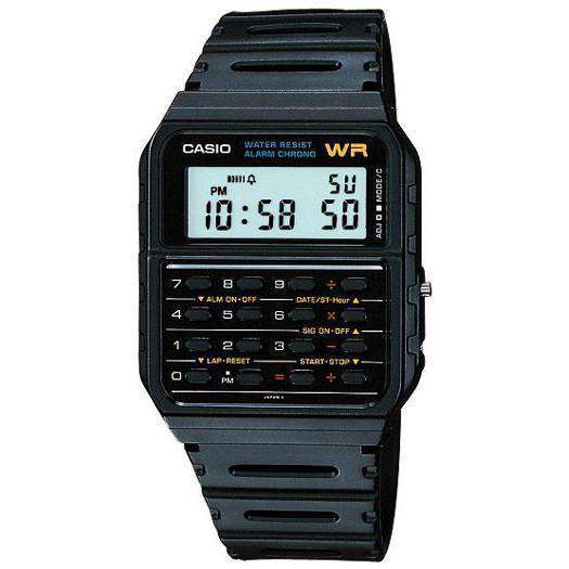 Casio CA-53W-1Z Black Calculator Watch for Men and Women-Watch Portal Philippines