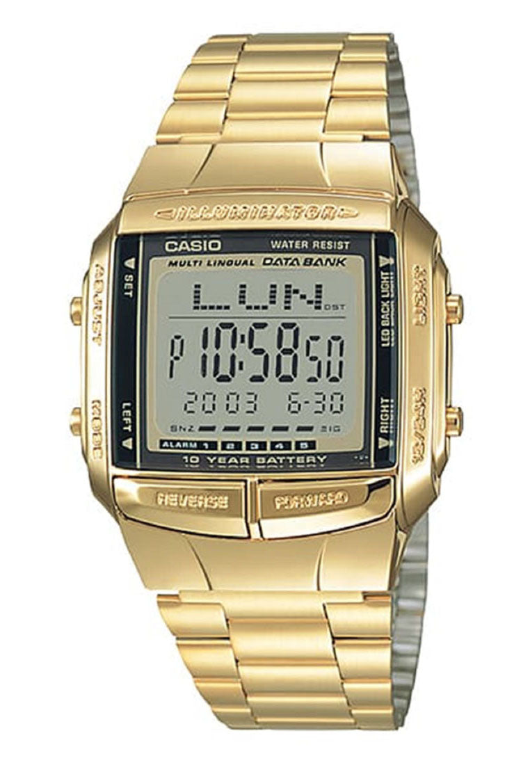 Casio Couple Watch COUPLE-DB360-DB360G Digital Stainless Steel Strap Watch-Watch Portal Philippines