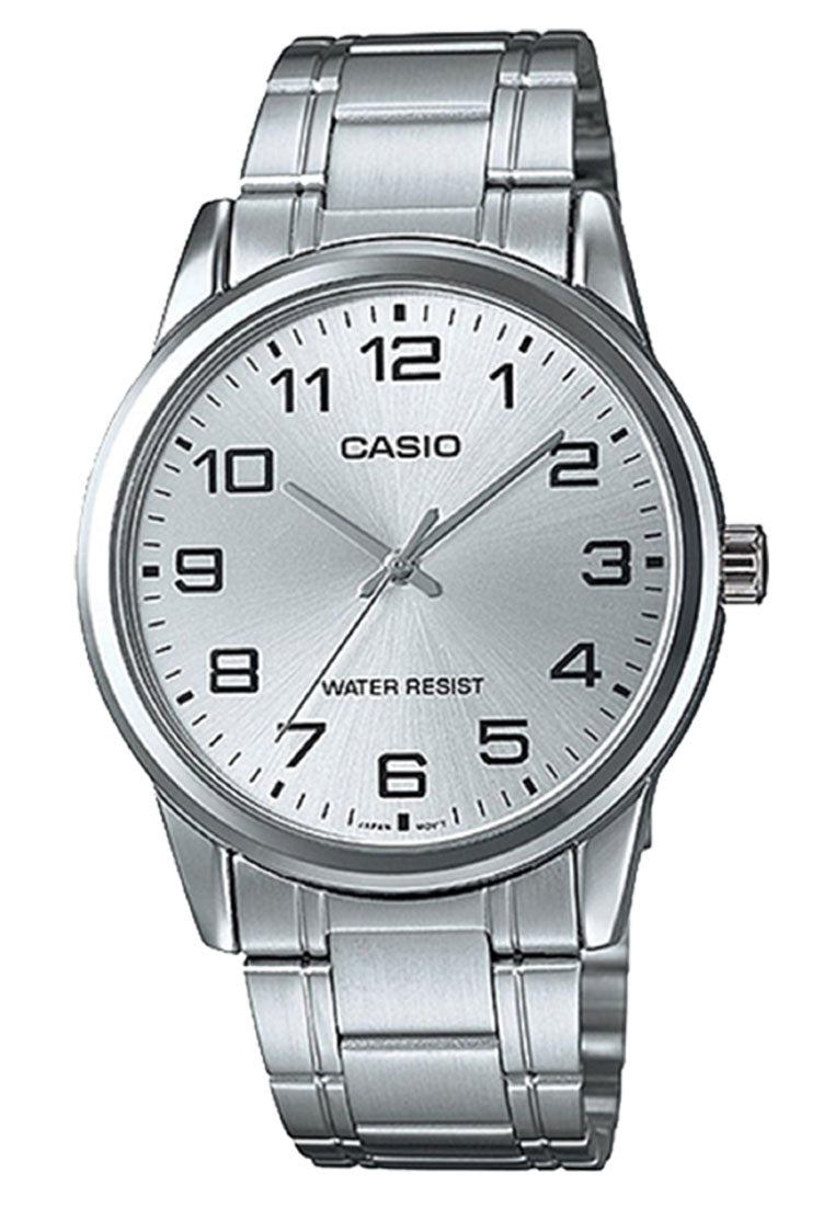 Casio Couple Watch COUPLE-V001D-7B Analog Stainless Steel Strap Watch-Watch Portal Philippines