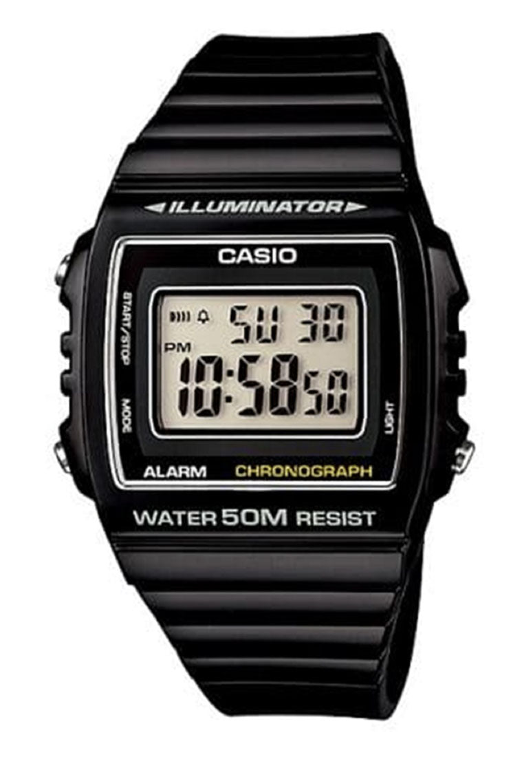 Casio Couple Watch COUPLE-W215-W218H-1A Digital Rubber Strap Watch-Watch Portal Philippines