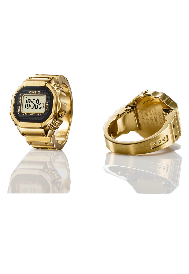 Casio CRW-001G-9DR Digital Stainless Steel Strap Ring Watch-Watch Portal Philippines