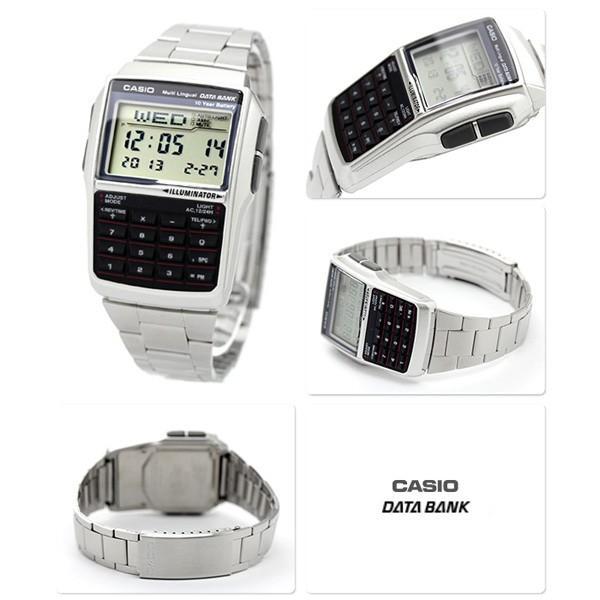 Casio DBC-32D-1A Silver Stainless Calculator Watch for Men and Women-Watch Portal Philippines