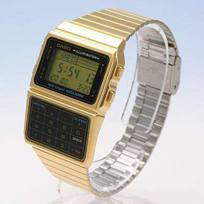 Casio DBC-611G-1DF Gold Plated Calculator Watch For Men and Women-Watch Portal Philippines